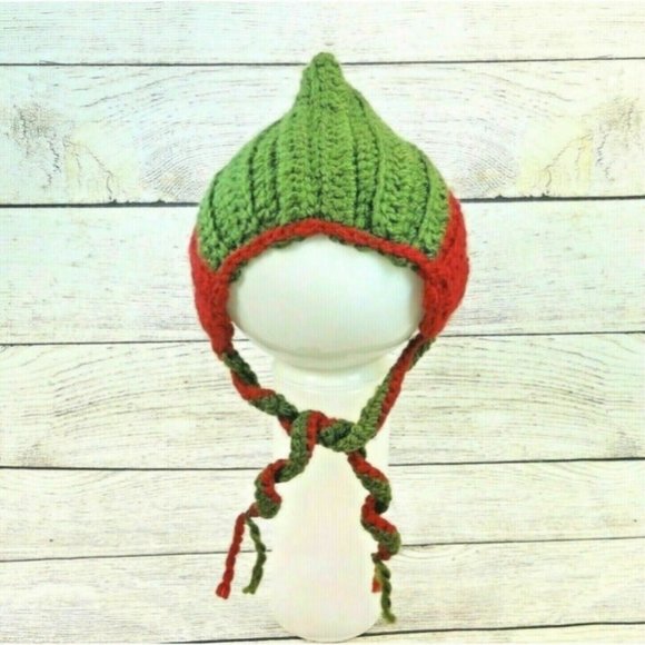 Baby Hat Toddler Knitted Winter Wool Cap Handmade Young Child Crochet Bonnet - Picture 3 of 12